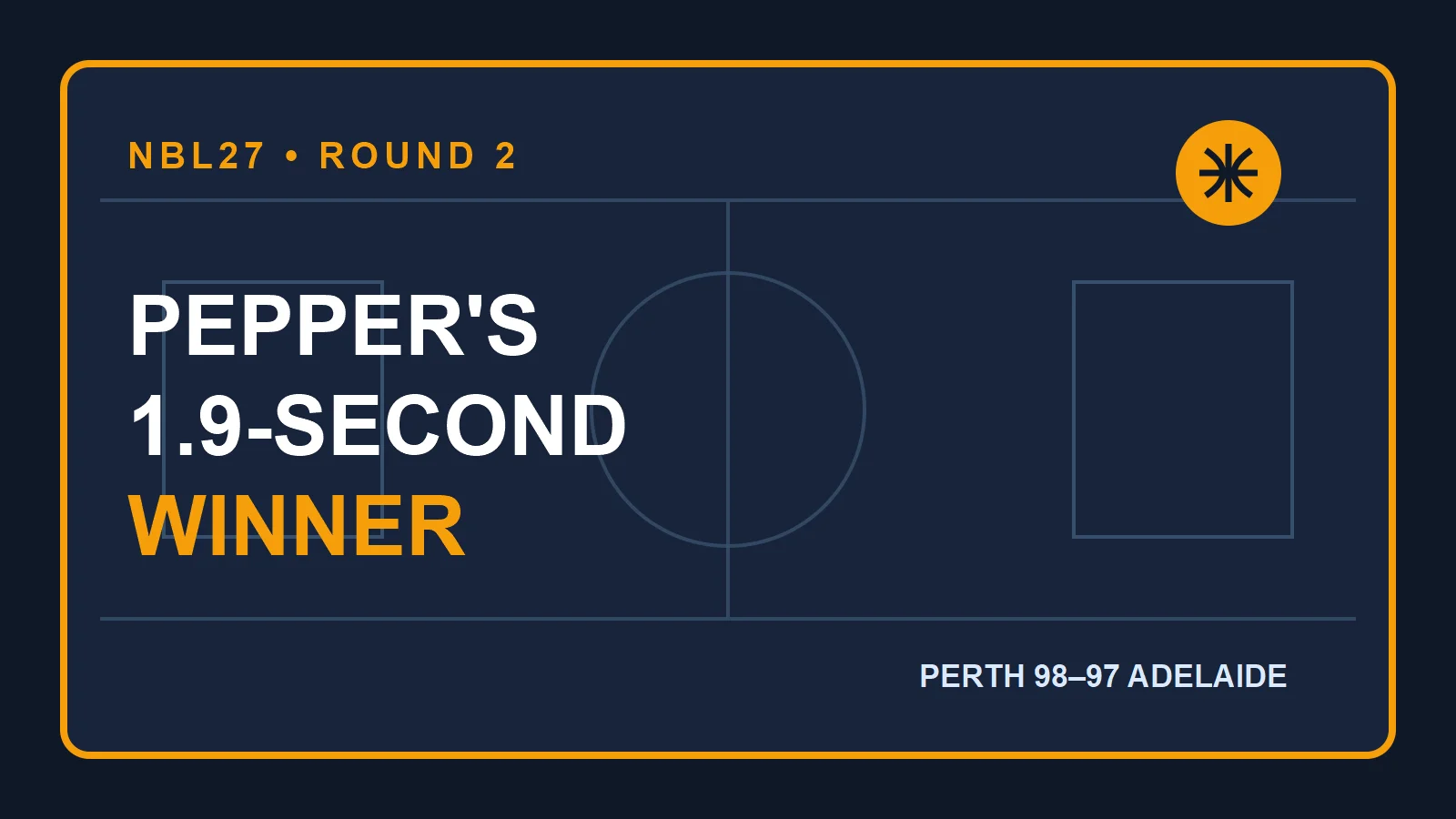 Elijah Pepper Hits 1.9-Second NBL Winner