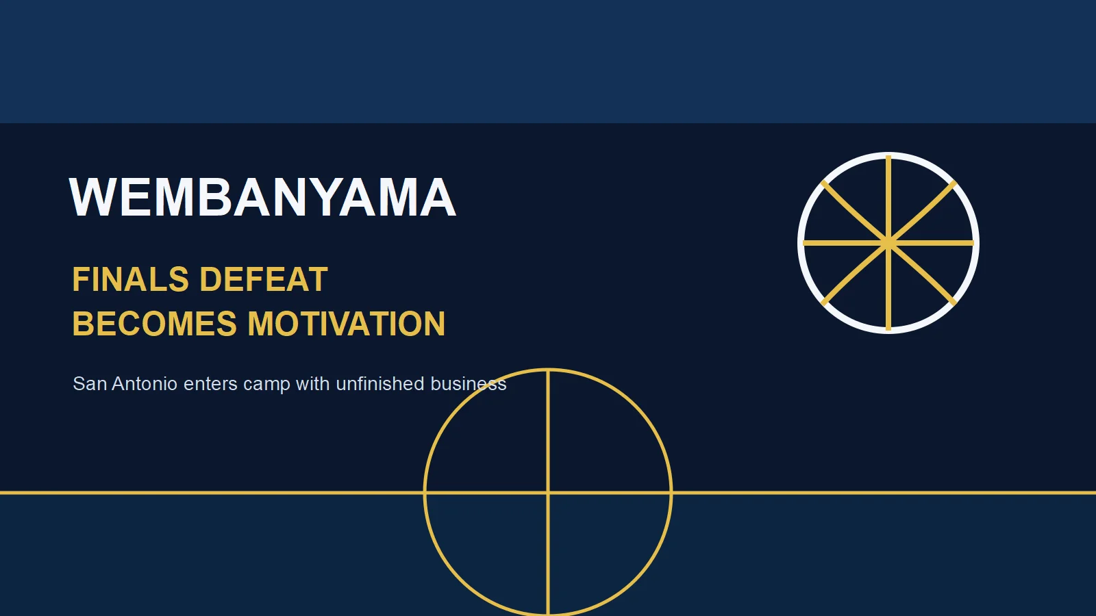 Victor Wembanyama Spurs Eye Finals Response